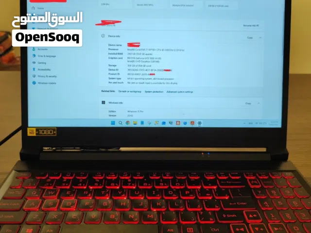 Acer Nitro 5 Gaming - i7 / 24GB RAM / 1TB SSD / GTX 1650 -