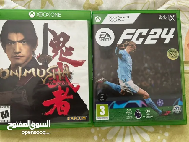 Onimusha and Fifa 24 Xbox for sale اونيموشا وفيفا اكس بوكس للبيع