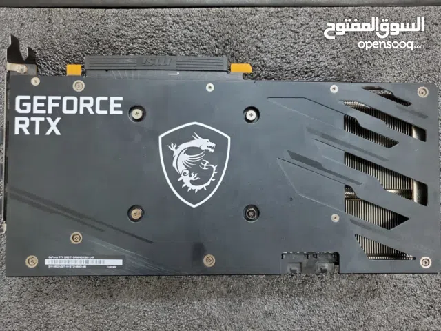 كرت شاشة msi RTX3060TI  رام 8gb