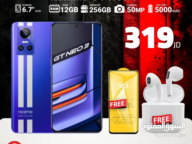 REALME GT3 NEO ( 256 GB ) / 12 RAM NEW ///  ريلمي جي تي  نيو 3 ذاكره 128 جيجا الجديد