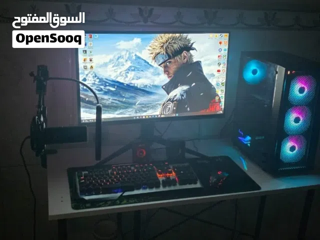 pc gaming حاسبة گيمنك تجميعة دسك توب  نضيفة وكاملة مكملة