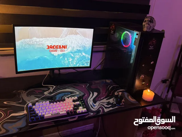 Pc gaming كمبيوتر للبيع بسعر حرق مع شامل اغراضو وشامل طاولة وكرسي هدية ........