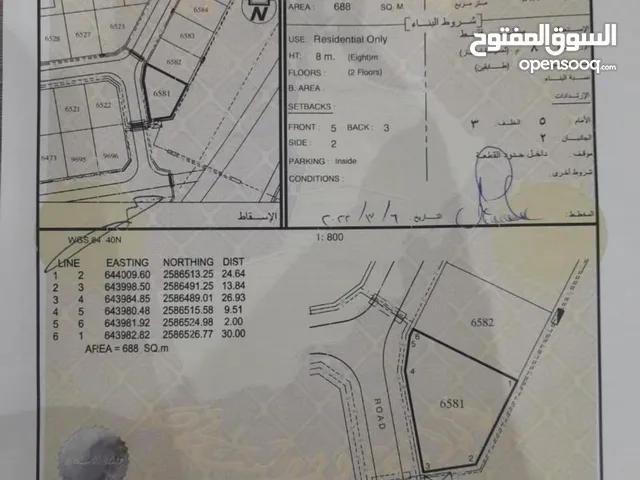 العامرات مدينة النهضة مربع 1/14 اول خط رئيسي