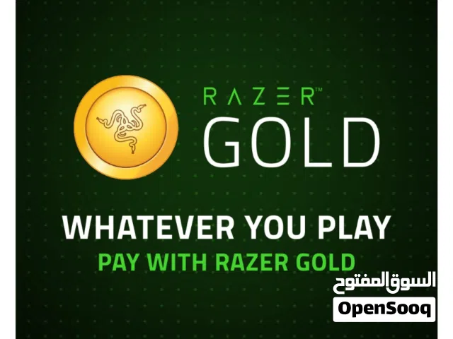 للبيع كود Razer gold بقيمة 100$