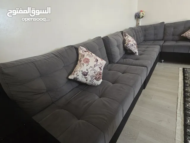 صالون حرف L + طاوله قزاز للبيع