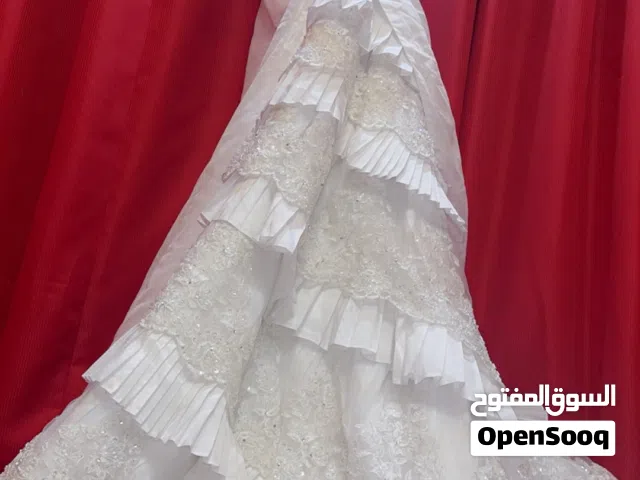 White wedding gown