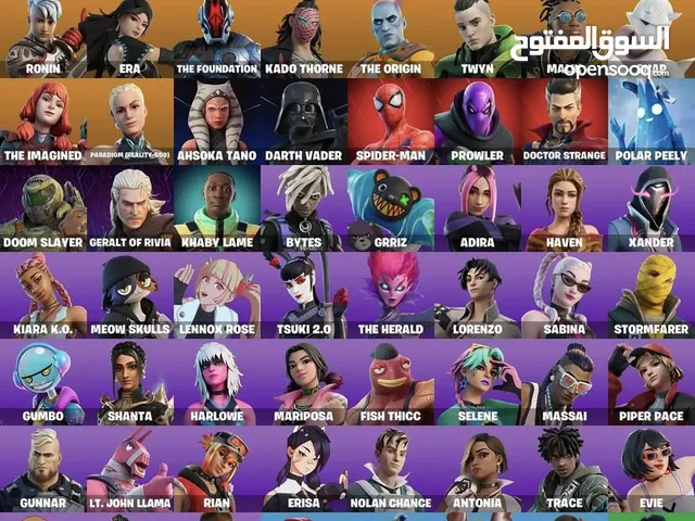 حساب فورت نايت بسعر حرق