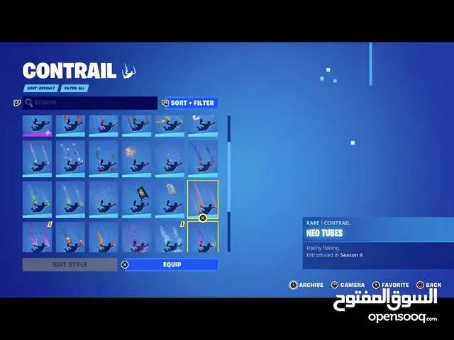 حساب فورت نايت ابك قيمز للبيع يربط كل شي الا سوني