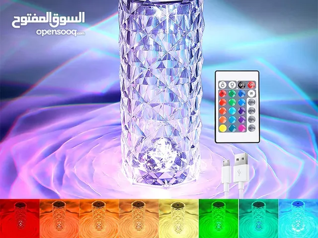 LED Crystal Table Lamp (مصباح طاولة كريستالي LED