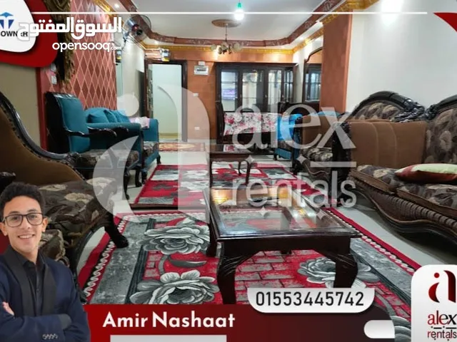 شقة للايجار مفروش 170 م ميامي شارع خالد بن الوليد