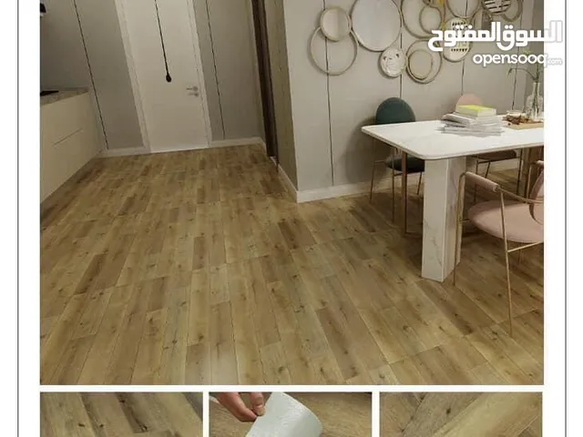 بلاط 008 PVC لاصق ذاتي للارضيات سماكة 2 ملم, بديل الباركيه الخشبي, مناسب لتغطية البلاط القديم