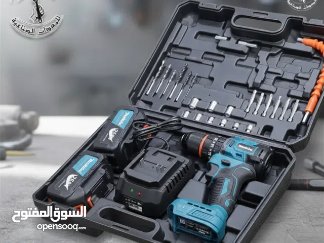 دريل ماكيتا مطرقه الحديث بقوه فائقه وأداء قوي بروش لس رأس حديد متوفر لدينا محلات الزبيري