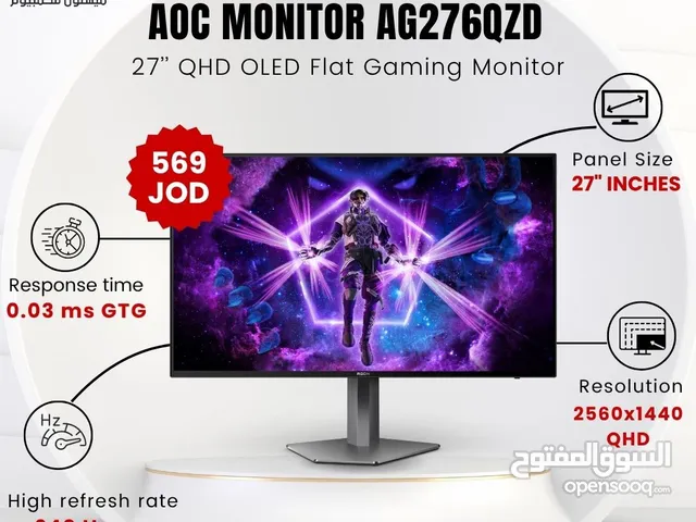 شاشة اي او سي Monitor AOC 27 Inch QHD OLED بافضل الاسعار