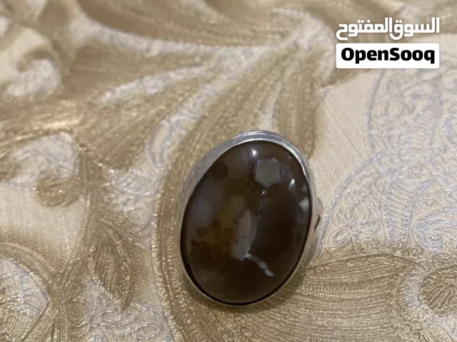 خاتم فضة عقيق يماني