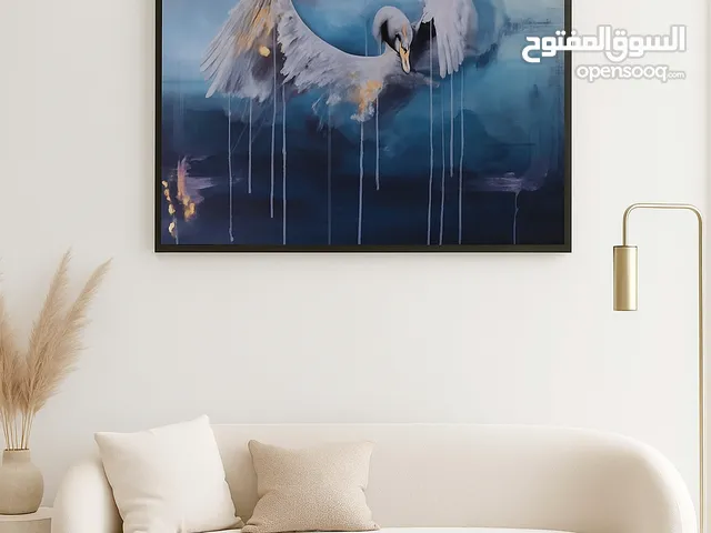 A poetic reflection of strength and hope with fragility Acrylic Painting Size: 100 * 80 cm