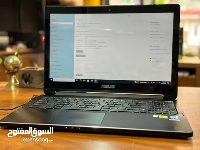 Asus core i7 الجيل السادس لمس وقلاب 360 درجة وكارت شاشة خارجي مفيد للجامعات والبرامج الهندسية
