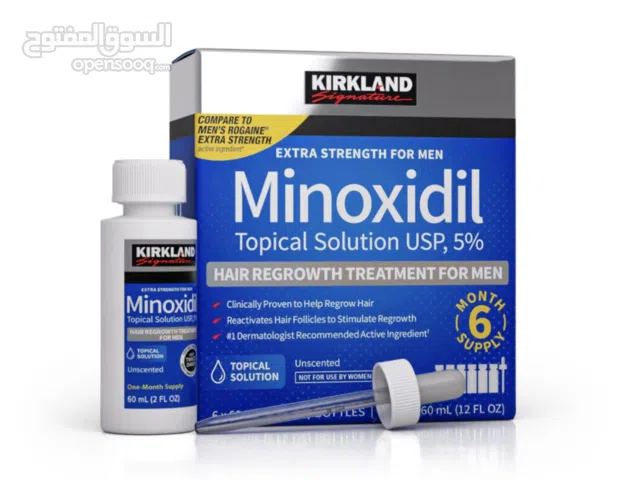 مينوكسيديل للرجال Minoxidil من شركة Kirkland الامريكية ( 6 شهور ) الدفع كاش او تحويل .