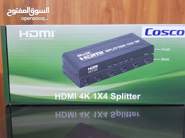 مقسم وناقل للصورة (HDMI 4k 1x4 splitter)
