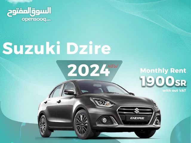 Suzuki Dzire 2024 for rent in Dammam - Free delivery for monthly rental