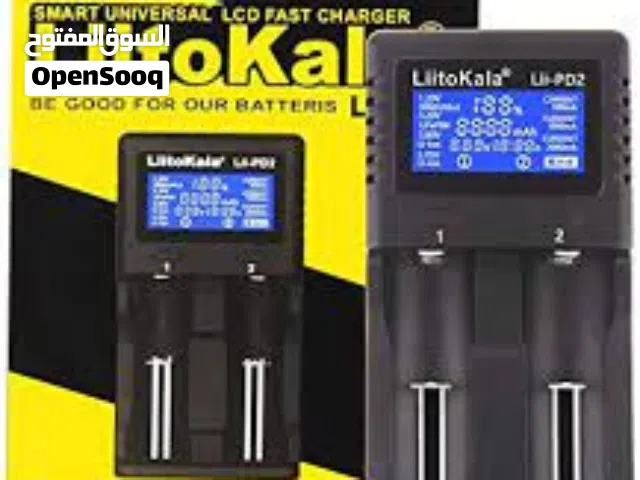 شاحن بطاريات ثنائي  ليثيوم مع شاشة عالي الجودة LIITOKALA LII-PD2 Smart Battery Charger