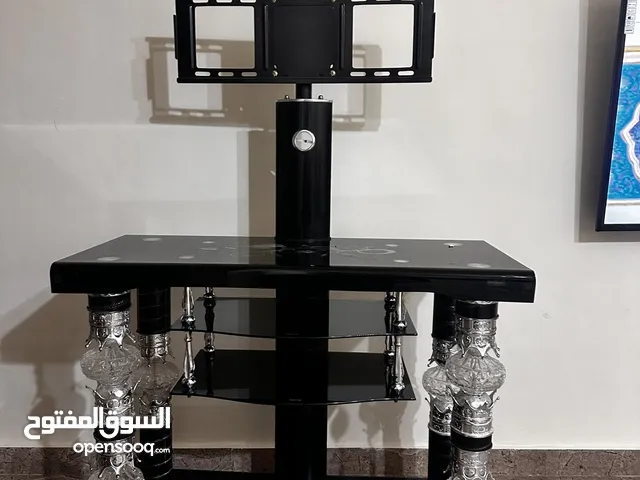 طاوله شاشة زجاج وكريستال للبيع
