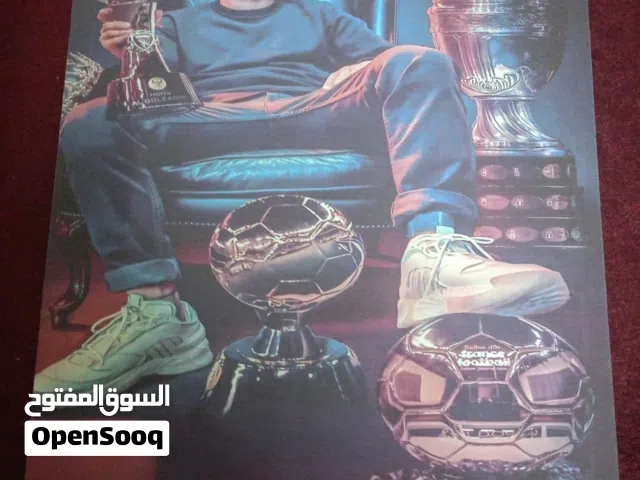 لوحة فنية للاعب الأسطورة ليونيل ميسي  جديدة ونظيفة 100%
