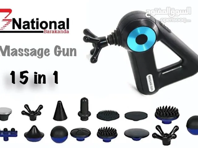 جهاز فرد المساج 15 رأس جهاز مساج احترافي massage gun