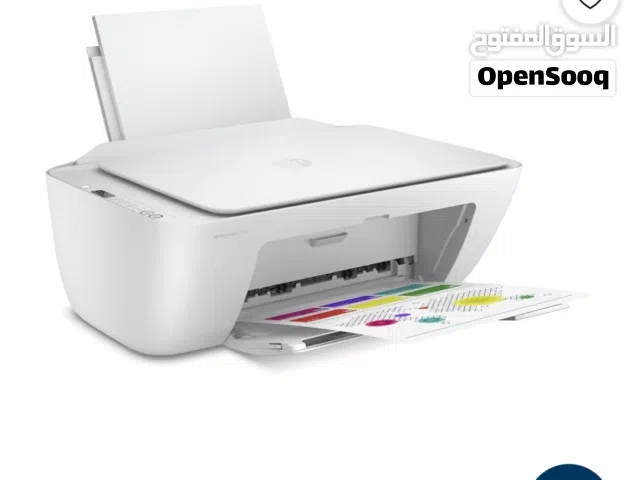 طابعة HP 2720 تعمل بحالة جيدة wifi وكابل