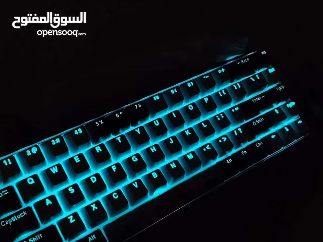 للبيع كيبورد ميكانيكي مو مستخدم الا جم مره بقراطيسه
