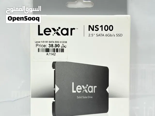 Brand New Lexar NS100 SSD in Oman 512 GB Capacity