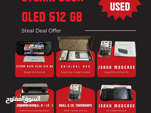 FOR SALE: Steam Deck OLED 512GB – Excellent Condition + Accessories!