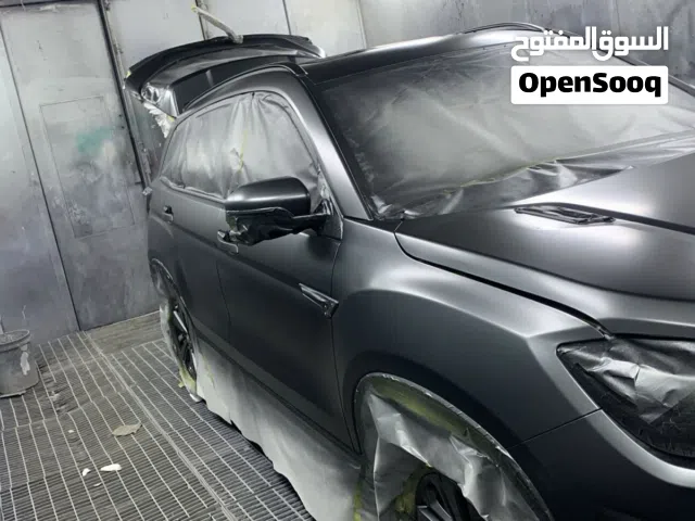 رش بويا لسيارت وسمكره  ورش بويا مطفي لجميع السيارت المؤقت والثابت وسمكره