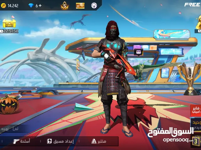 حساب فري فاير للبيع لفل63