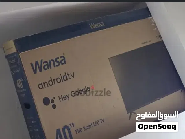 Wansa Android TV 40 inch used few time with box   Wall. Mount purchased separately