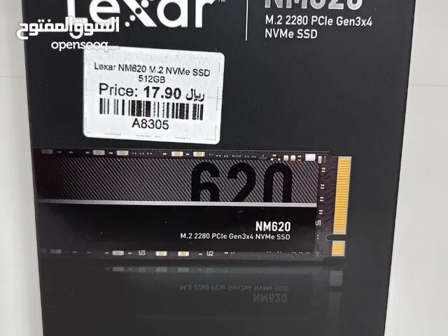 Lexar NM620 NVMe SSD 512GB