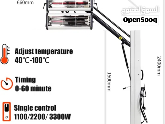 للبيع عدد 2 مجفف طلاء السيارة بالاشعة تحت الحمراء 3000 واط مستعمل ، وتركيب السيراميك