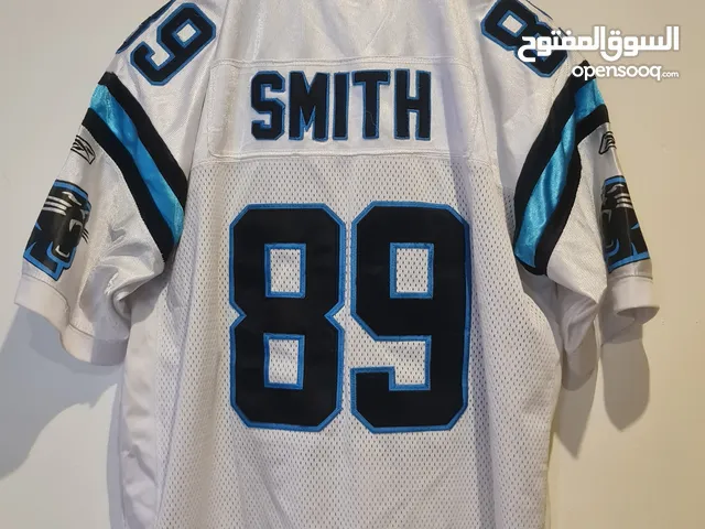 Mens White Reebok Mesh Jersey - Smith NFL Carolina Panthers XL