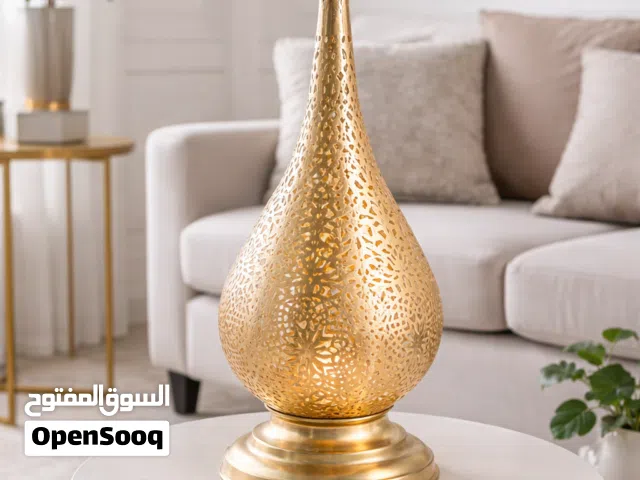 مصباح نحاسي يدوي بشكل قطرة