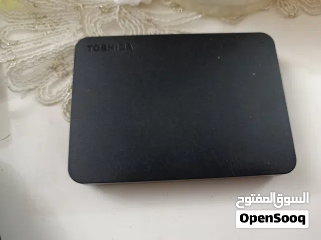 هارد خارجي **Toshiba سعة 2TB بحالة ممتازة
