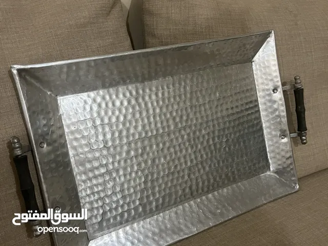 Tray, silver metal