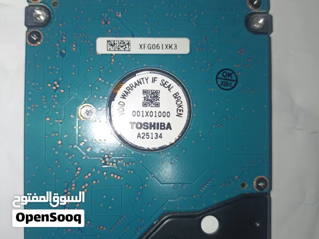 هارد ديسك توشيبا اصلي HDD مستعمل قليلا 160G مهكر يشتغل على بلايستيشن 3 ويوجد فيه 4 العاب