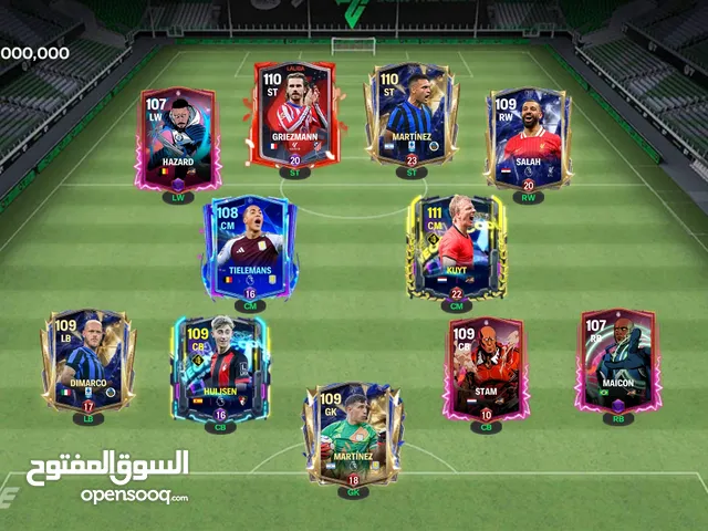 بيع حساب فيفا موبايل اوفر 110 مع قابلية التفاوض