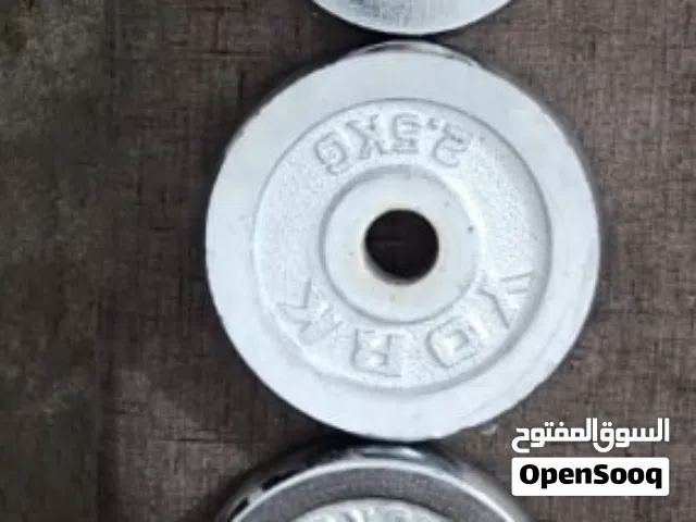 2 بار مع احمال و2 دامبلز