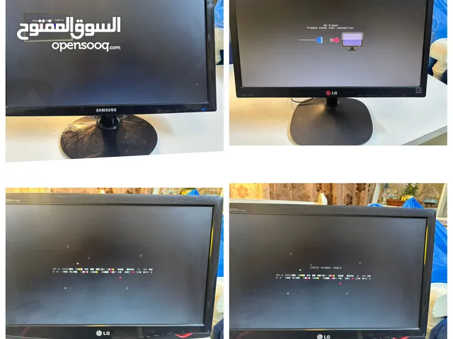 شاشات كمبيوتر للكميرات والكمبيوترات والرسيفرات... بحاله الوكاله نكفولع