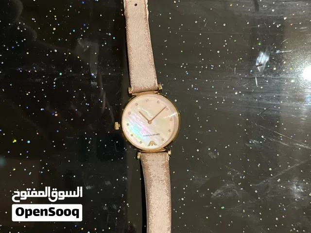 Emporio Armani women leather watch