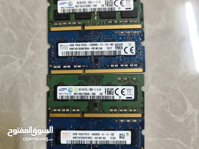 رامات كمبيوتر لابتوب دي دي 3 Computer RAM laptop and all in one DDR3