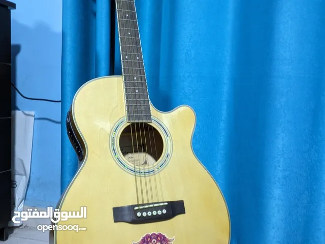 جيتار اكوستك مع مدخل جك  semcon electro acoustic guitar