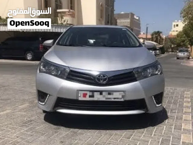 Toyota Corolla for rent monthly model 2014 car very clean
