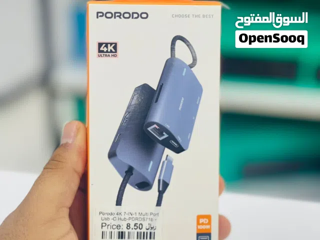 Brand New Porodo USB C Hub in Oman  4K Ultra HD  1 Year Warranty