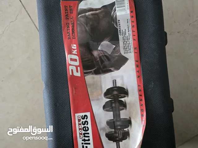20 kg dumbell set olympia set new light used no issue like new lowest price in market